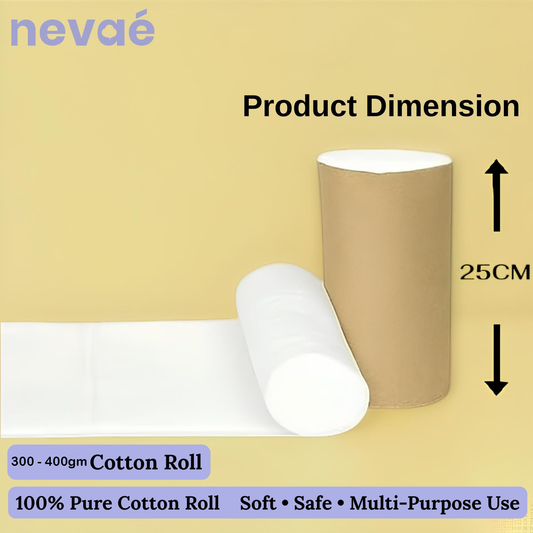 Absorbent Cotton Roll – With Protective Paper Wrap