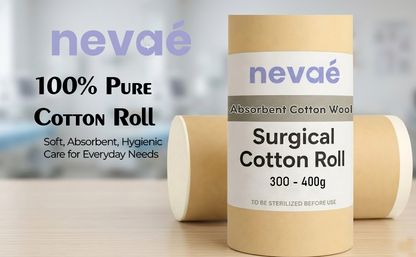 Absorbent Cotton Roll – With Protective Paper Wrap