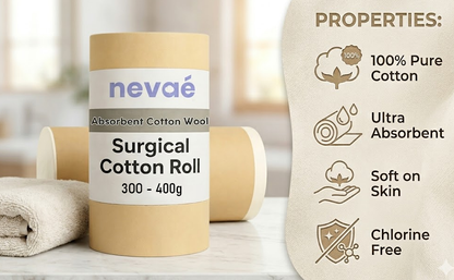 Absorbent Cotton Roll – With Protective Paper Wrap