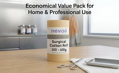 Absorbent Cotton Roll – With Protective Paper Wrap