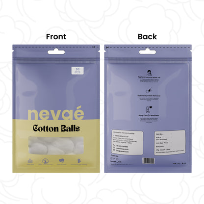 Cotton Balls – 100% Pure Cotton, Soft & Absorbent