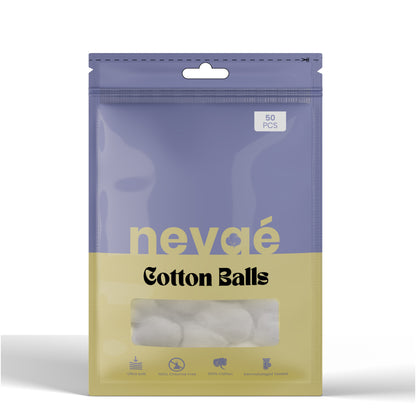 Cotton Balls – 100% Pure Cotton, Soft & Absorbent