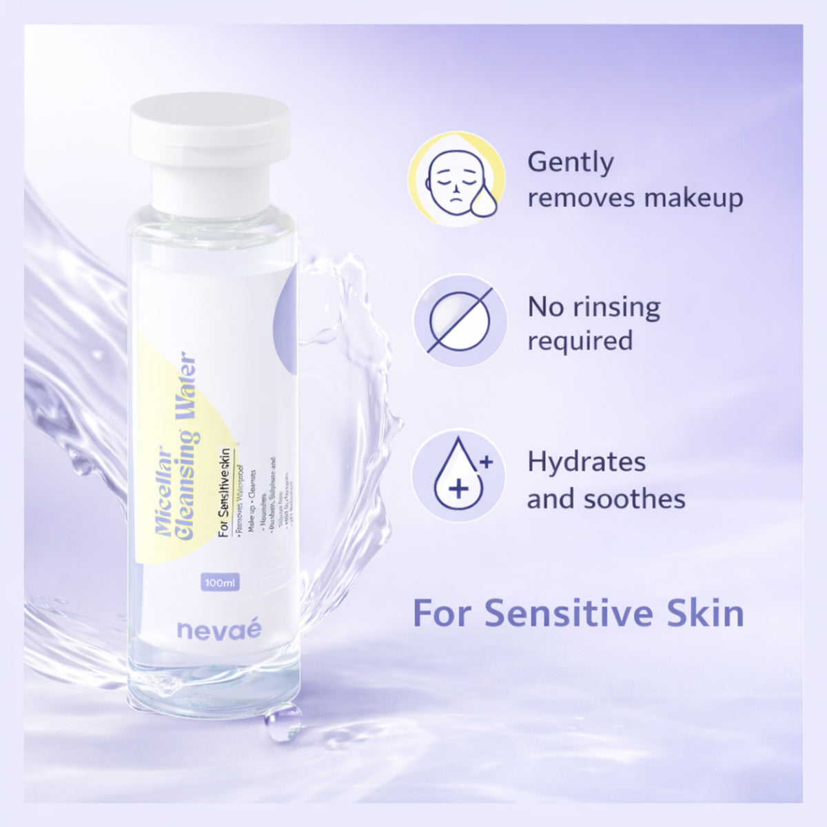 Hydrating & Soothing Micellar Cleansing Water (100 ml)