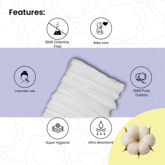 Cotton Zig Zag – Soft & Highly Absorbent | 100g, 400g & 500g